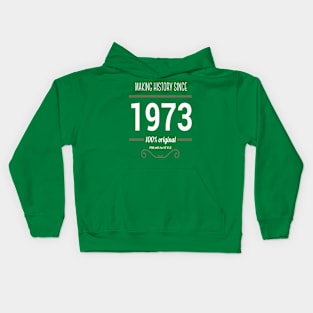 Father (2) Making History 1973 Kids Hoodie